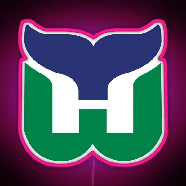 Hartford Whalers RGB Neon Sign