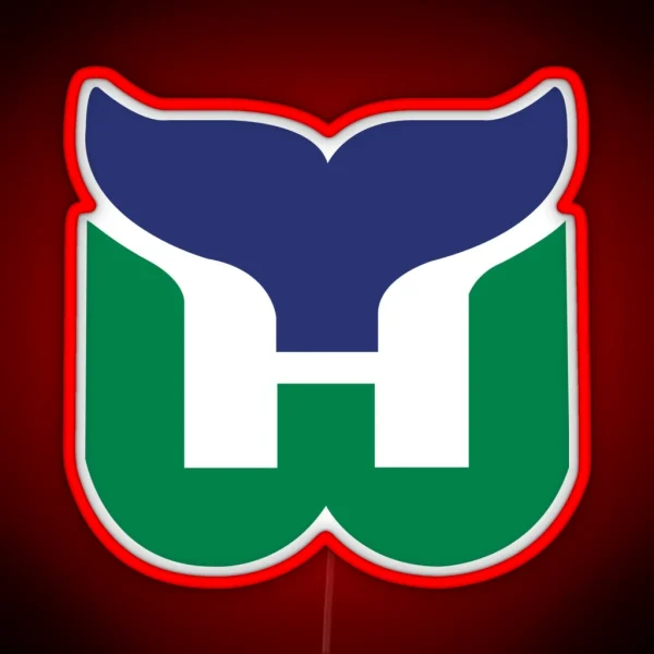 Hartford Whalers RGB Neon Sign