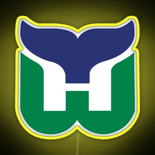 Hartford Whalers RGB Neon Sign