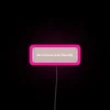 Neon Art Sign with Programmable RGB Color Changing Canvas Display
