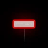 Vibrant Neon Sign: "Has Anyone Seen My Chapstick?" Glowing Nostalgia