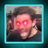Hasan Piker's Fury Illuminated - Rage Quit in Neon Glory