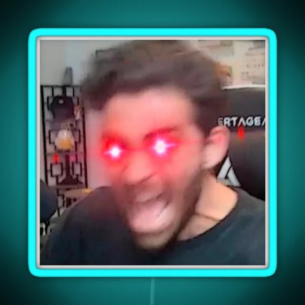 Hasan Piker Rage RGB Neon Sign