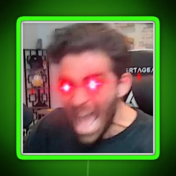 Hasan Piker Rage RGB Neon Sign