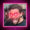 Personalized Hasan Piker Rage inspired colorful RGB neon LED display.