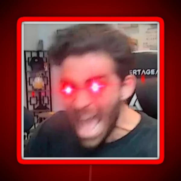 Hasan Piker Rage RGB Neon Sign