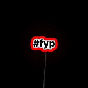 Hashtag Fyp RGB Neon Sign