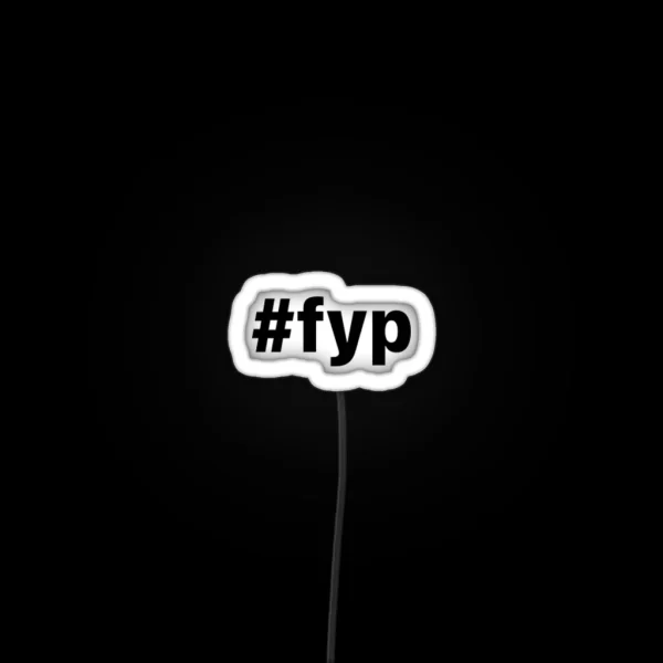 Hashtag Fyp RGB Neon Sign