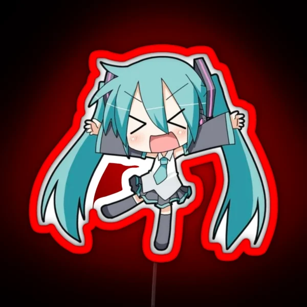 Hatsune Miku Cute Anime Led RGB Neon Sign