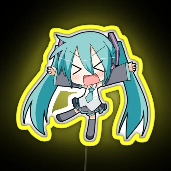Hatsune Miku Cute Anime Led RGB Neon Sign