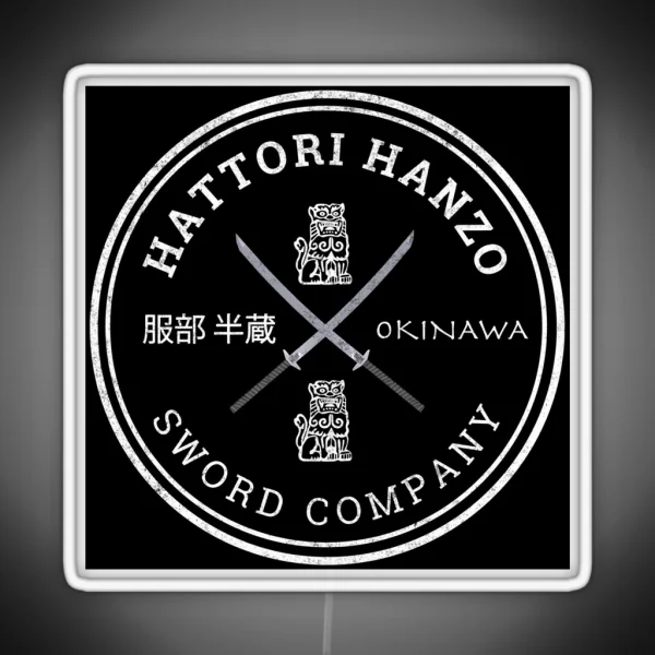 Hattori Hanzo Sword Company RGB Neon Sign