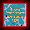 Add vibrant fun to any space with this colorful sign.