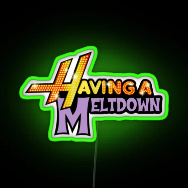 Having A Meltdown Logo RGB Neon Sign