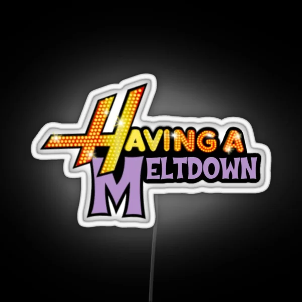 Having A Meltdown Logo RGB Neon Sign