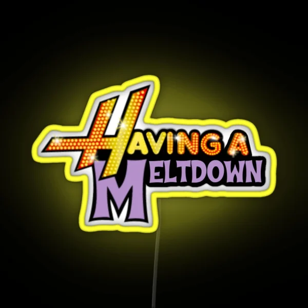 Having A Meltdown Logo RGB Neon Sign