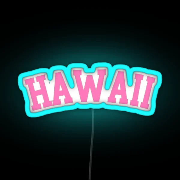 Hawaii Brandy Led RGB Neon Sign