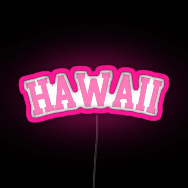 Hawaii Brandy Led RGB Neon Sign