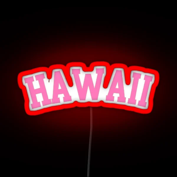 Hawaii Brandy Led RGB Neon Sign