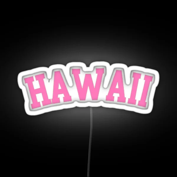 Hawaii Brandy Led RGB Neon Sign