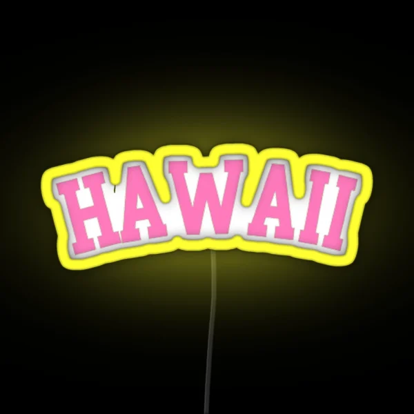 Hawaii Brandy Led RGB Neon Sign