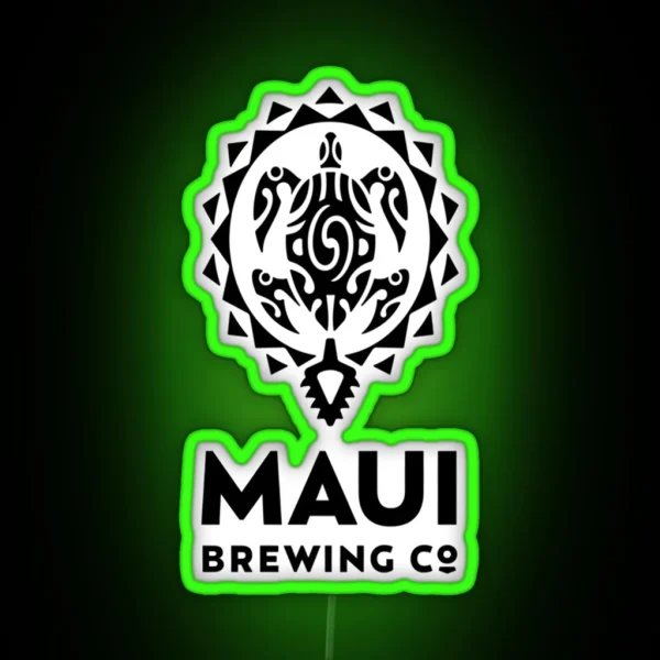 Hawaiian Beer Breweries RGB Neon Sign