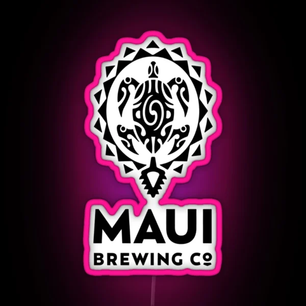Hawaiian Beer Breweries RGB Neon Sign