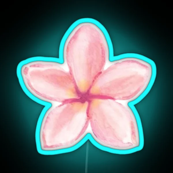 Hawaiian Flower RGB Neon Sign