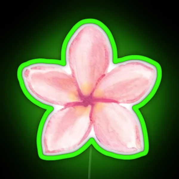 Hawaiian Flower RGB Neon Sign
