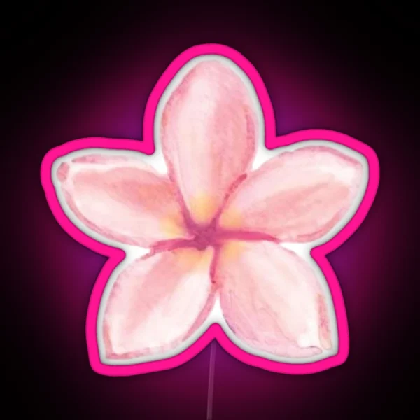 Hawaiian Flower RGB Neon Sign