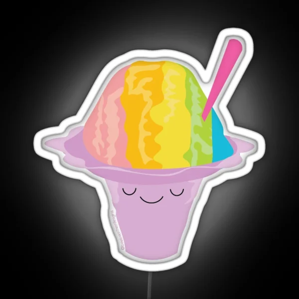 Hawaiian Shave Ice Led RGB Neon Sign