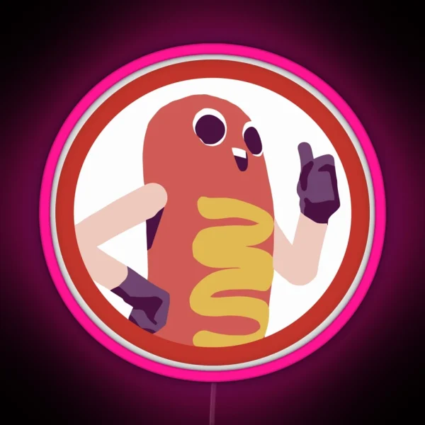 Hawt Dawg Man Led RGB Neon Sign