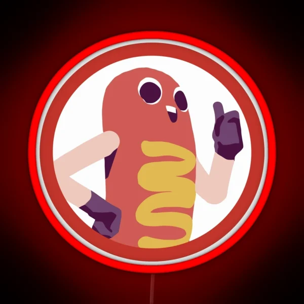 Hawt Dawg Man Led RGB Neon Sign