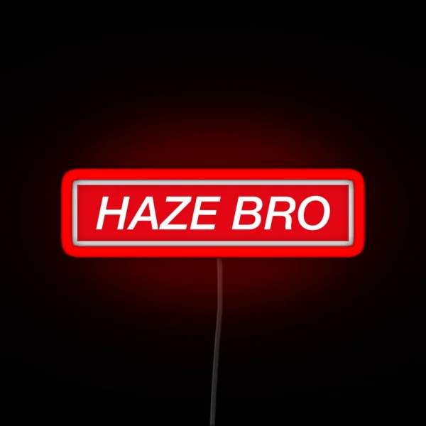 Haze Bro RGB Neon Sign