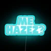 Vibrant RGB neon bar signs in eye-catching haze effect design