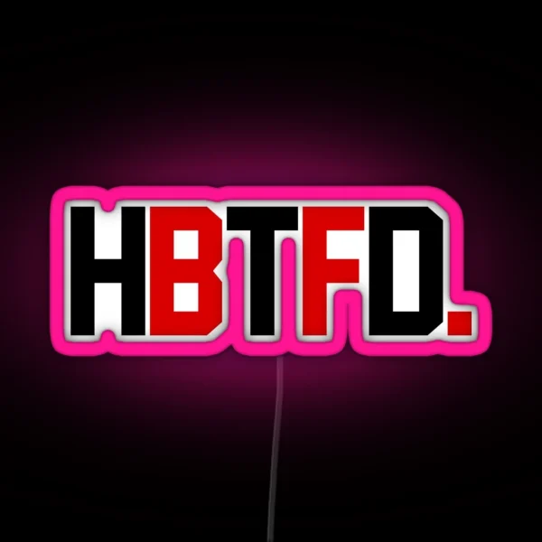 Hbtfd RGB Neon Sign