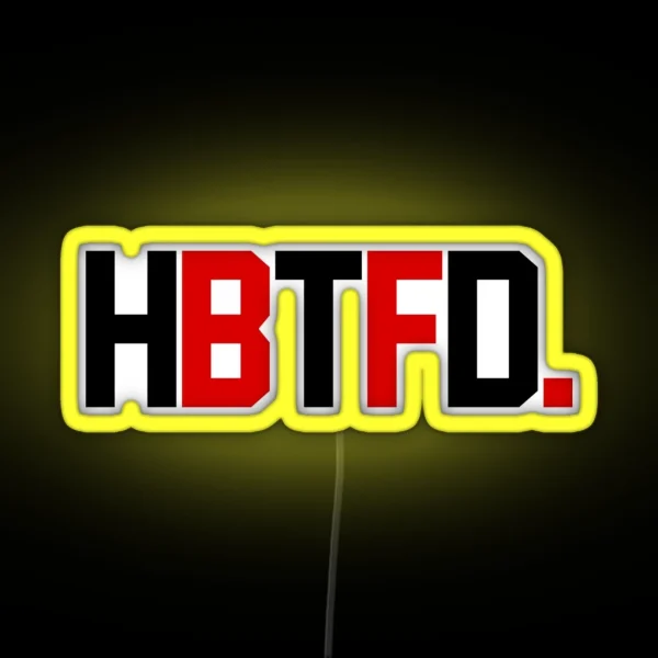 Hbtfd RGB Neon Sign