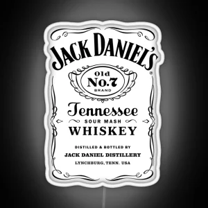 HDJRJ JACKDANIELS ALCOHOLIC RGB Neon Sign