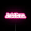 Faithful Inspirational Christian Sign with Vibrant RGB Neon Lighting Display