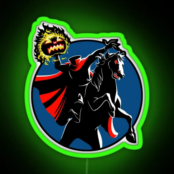 HEADLESS HORSEMAN RGB Neon Sign