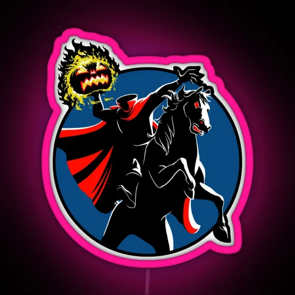 HEADLESS HORSEMAN RGB Neon Sign