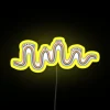 Mindful healing journey with colorful LED neon inspirational wall decor.