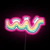 Healing Isn't Linear Color-Changing Neon Sign with RGB LED Canvas