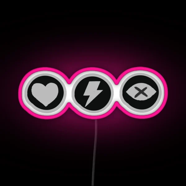 Health Stamina Dead Eye Core RDR2 RGB Neon Sign