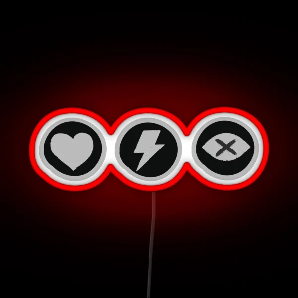 Health Stamina Dead Eye Core RDR2 RGB Neon Sign