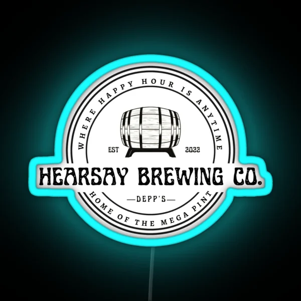 Hearsay Brewing Company RGB Neon Sign