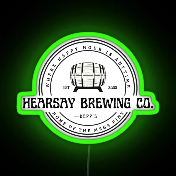 Hearsay Brewing Company RGB Neon Sign