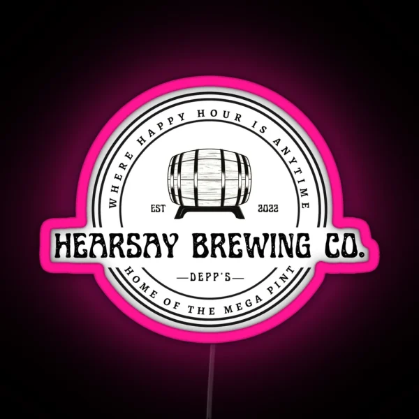 Hearsay Brewing Company RGB Neon Sign