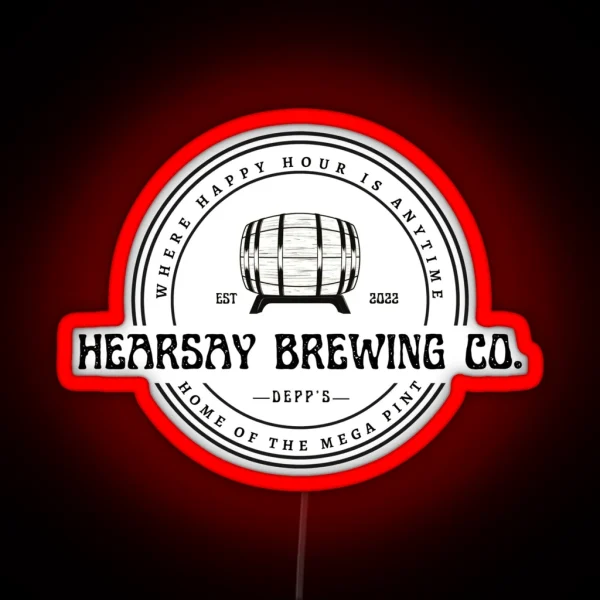 Hearsay Brewing Company RGB Neon Sign
