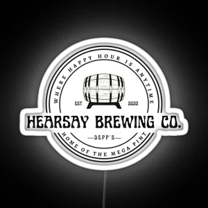 Hearsay Brewing Company RGB Neon Sign