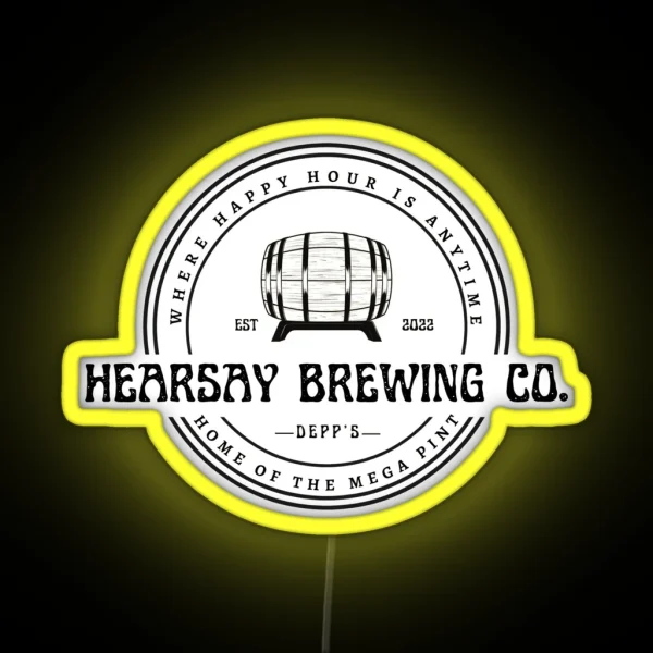Hearsay Brewing Company RGB Neon Sign